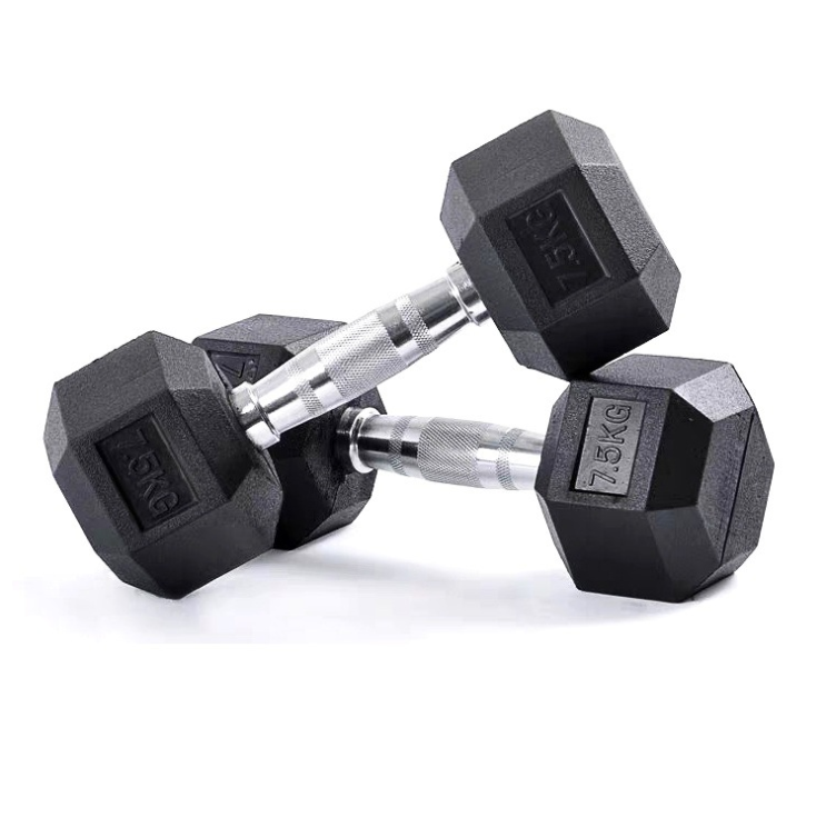 hex dumbbell set